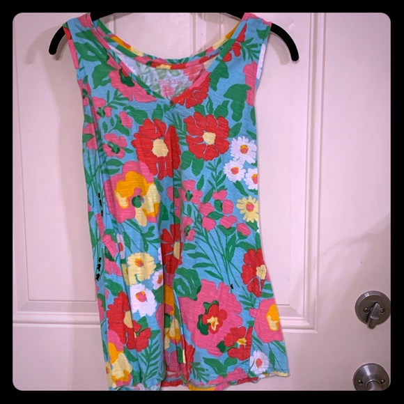 EEUC Garden By The Sea Tank Top Small - Picture 1 of 6